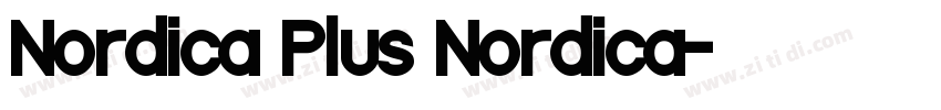 Nordica Plus Nordica字体转换